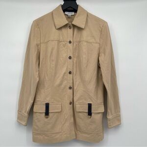 St. John Sport Jacket Beige Tan Size Small St John Tan Jacket Rare